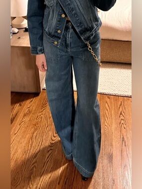 GapxGaia Wide Leg High-Rise Jeans